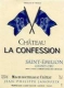 Château La Confession Grand Cru - label