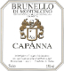 Capanna Brunello di Montalcino - label