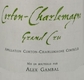 Alex Gambal Corton-Charlemagne Grand Cru - label