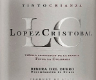 López Cristóbal Crianza - label