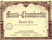 Domaine Maume Mazis-Chambertin Grand Cru - label
