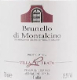 Villa Le Prata Brunello di Montalcino - label