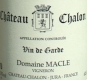 Domaine Macle Château-Chalon - label