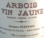 Domaine Jacques Puffeney Arbois Vin Jaune - label
