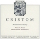 Cristom Sommers Reserve Pinot Noir - label