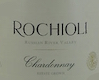 Rochioli Vineyards and Winery Estate Chardonnay - label