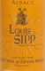 Louis Sipp Pinot Gris Coeur de Tries SGN - label