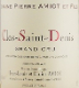 Domaine Pierre Amiot Clos Saint-Denis Grand Cru - label
