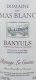 Domaine du Mas Blanc Rimage La Coume - label